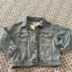 Zara Kids Classic Light Wash Denim Jacket. NWT